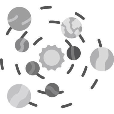 genel ağ bağlantı simgesi. Düz vektör simgesi beyaz arkaplanda izole edildi