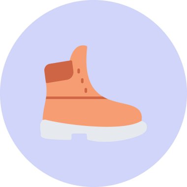 Ayakkabı. Web simgesi basit illüstrasyon