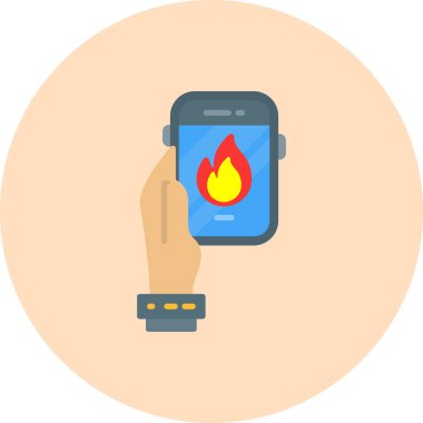 cep telefonu ikonu vektör illüstrasyonu