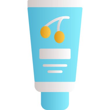 Krem tüpü simgesi, basit biçim