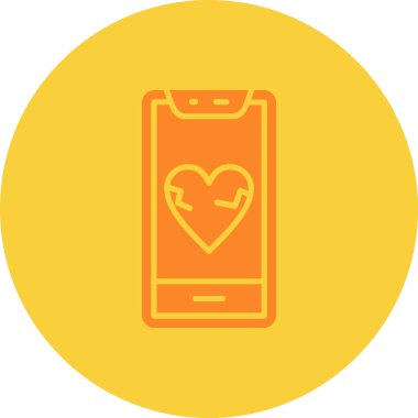 akıllı telefon simgesi vektör illüstrasyonu