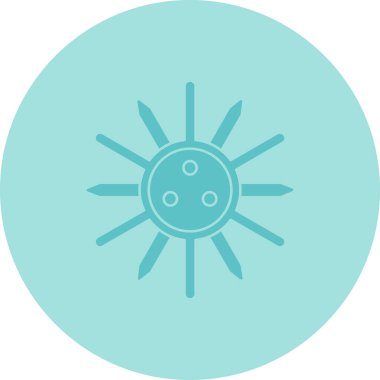 Güneş Simgesi Vektör illüstrasyonu