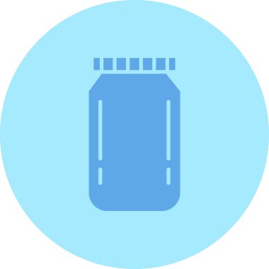 Süt. Web simgesi basit illüstrasyon