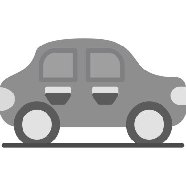 araba simgesi vektör illüstrasyonu