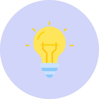 Ampul Simgesi, Vektör illüstrasyonu