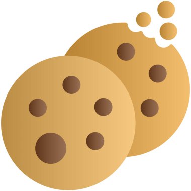 Çikolatalı bisküvi ikonu.