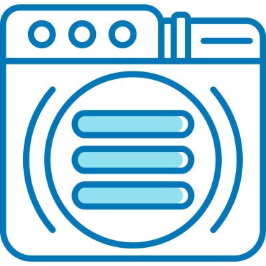 - Makine. Web simgesi basit tasarım