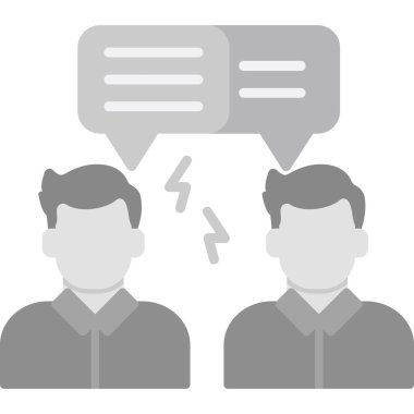 chat vektör simgesi modern basit tasarım