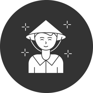 Şapkalı bir adamın vektör çizimi