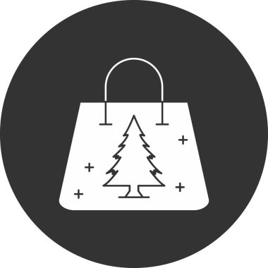 çanta simgesi vektör illüstrasyonu