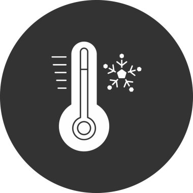 sıcaklık simgesi vektör illüstrasyonu