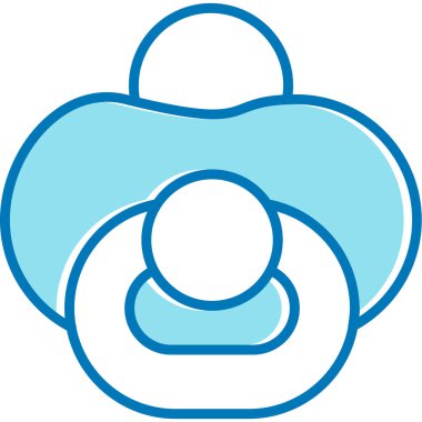 Bir kadın simgesinin vektör illüstrasyonu