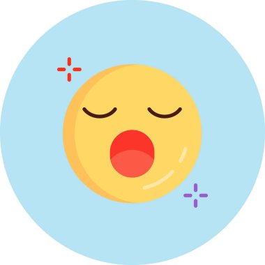 emoji. Web simgesi basit illüstrasyon