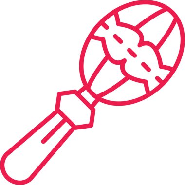 golf ikonu vektör illüstrasyonu