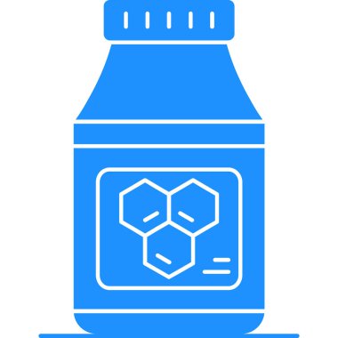 Şişe. Web simgesi basit illüstrasyon