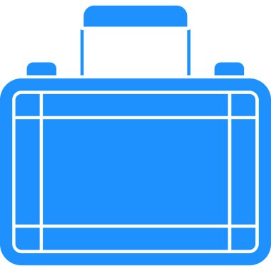 Çanta. Web simgesi basit tasarım