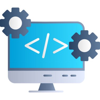 Geliştirme ve programlama için web tasarım simgesi