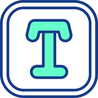 Modern b 'nin vektör illüstrasyonu eksik simgesi