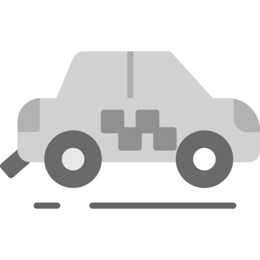 araba taşıma simgesi vektör illüstrasyonu