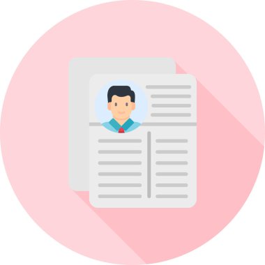 İş arama simgesi, vektör çizim