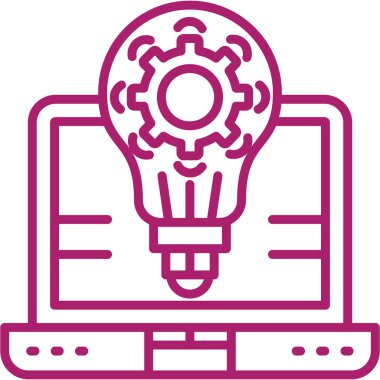 bilgisayar simgesi vektör illüstrasyonu