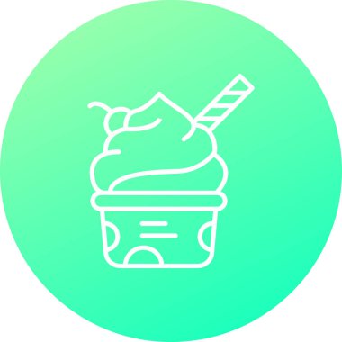 Dondurma. Basit resimleme