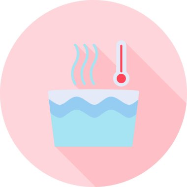 Bir fincan sıcak kahvenin vektör çizimi