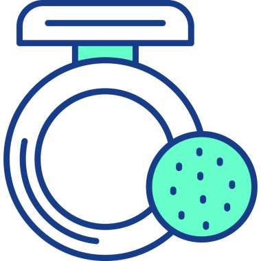 Banyo. Web simgesi basit illüstrasyon