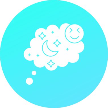 gece ay simgesi tasarım vektörü