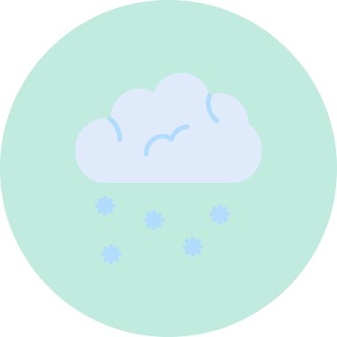 hava durumu web simgesi, vektör çizimi