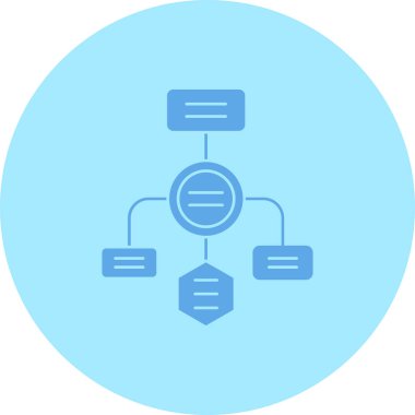 şebeke. Web simgesi basit illüstrasyon