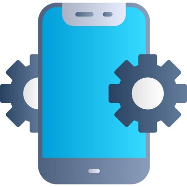 Akıllı telefon. Web simgesi basit tasarım