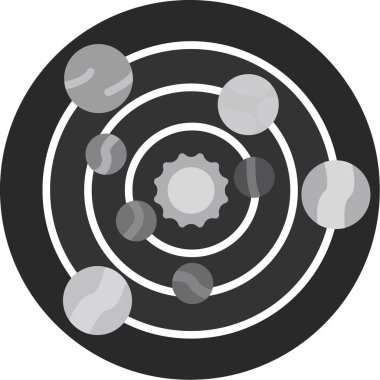 Yuvarlak bir hedefin vektör simgesi