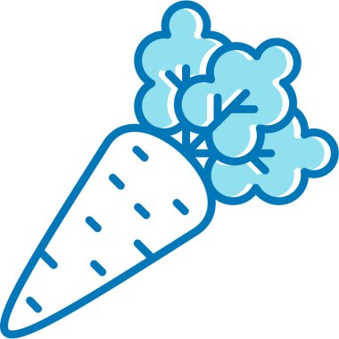 Bulut hava ikonu, basit tasarım illüstrasyonu