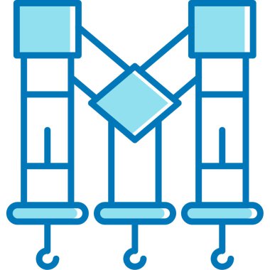 İp. Web simgesi basit illüstrasyon