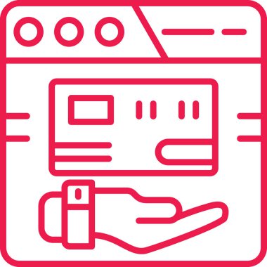 Kredi kartı ödeme simgesi