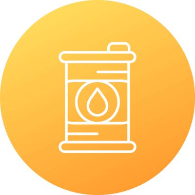 Petrol simgesinin vektör illüstrasyonu