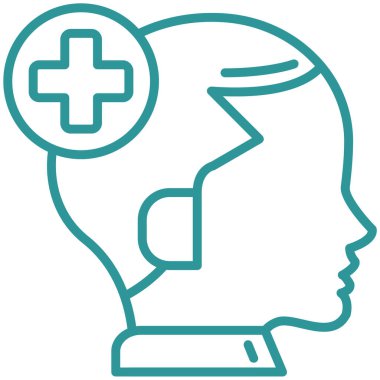 doktor baş simge vektör tasarımı