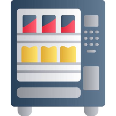 Buzdolabının düz renk simgesi