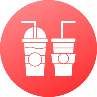 vektör içeceği simgesi