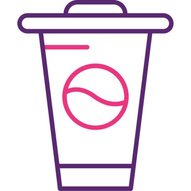 kahve simgesi, vektör illüstrasyon tasarımı