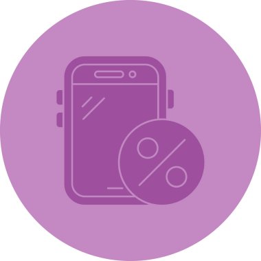 Vektör Mobil simge illüstrasyonu