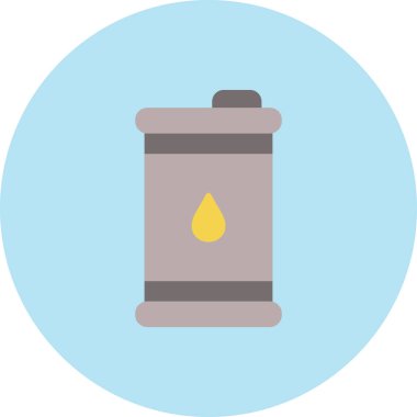 Yağ. Web simgesi basit illüstrasyon