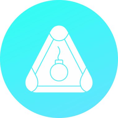 güzel şemsiye vektör çizgisi simgesi