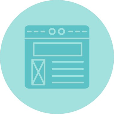 seo modern simgesinin vektör illüstrasyonu