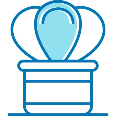 ampul simgesi vektör illüstrasyonu