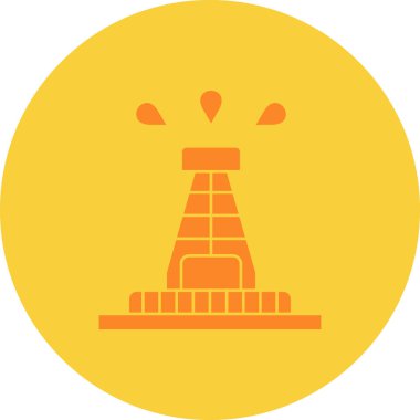 anıt simge vektör çizim