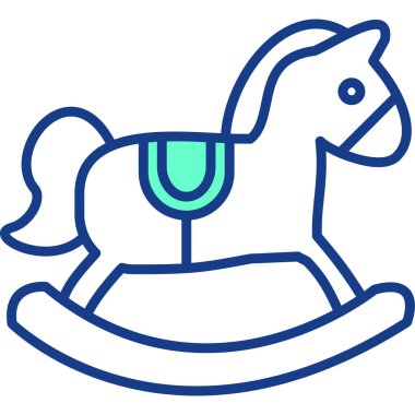 At. Web simgesi basit illüstrasyon