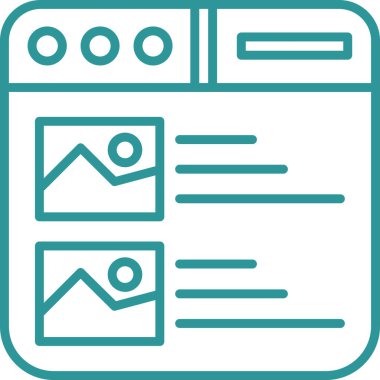 seo modern simgesinin vektör illüstrasyonu