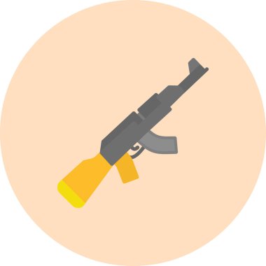 silah simgesi vektör illüstrasyonu